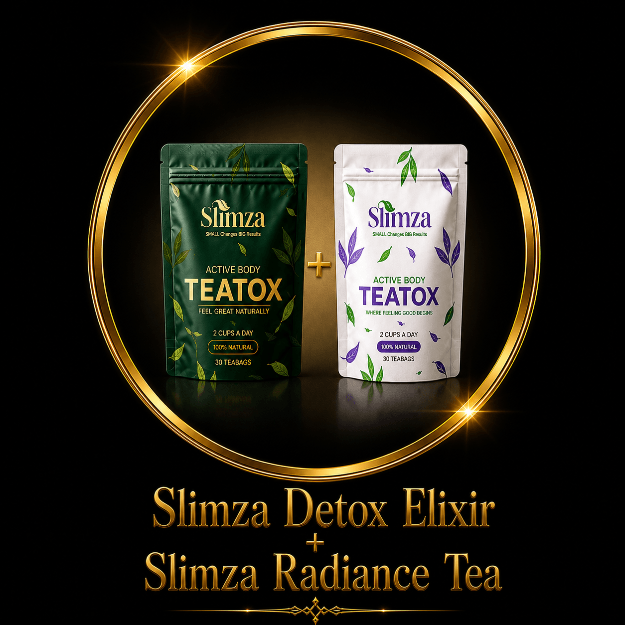 Slimza Ultimate Tea Duo — Detox Elixir & Radiance Tea, product image 1